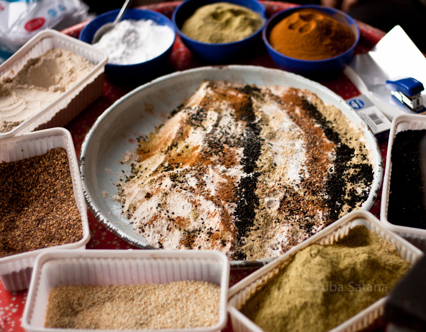 spice mixture, street food at Diyarbakır, by Tuba Şatana