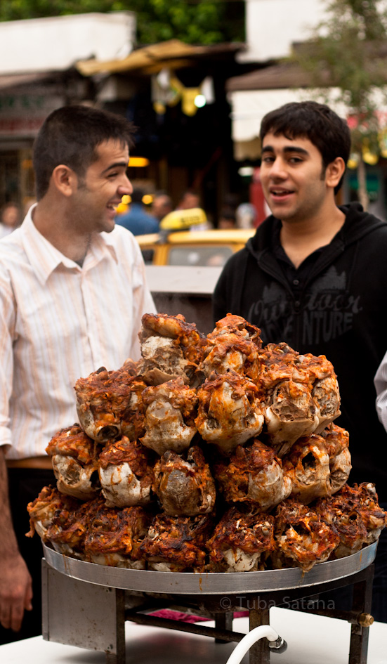 heep of sheep, street food at Diyarbakır, by Tuba Şatana